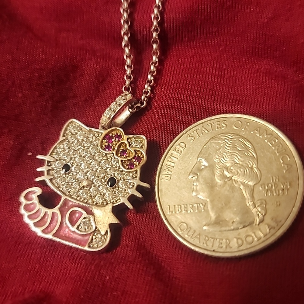 Hello Kitty Diamonique Necklace